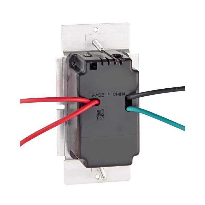 Leviton IllumaTech White 600 W Slide Dimmer Switch