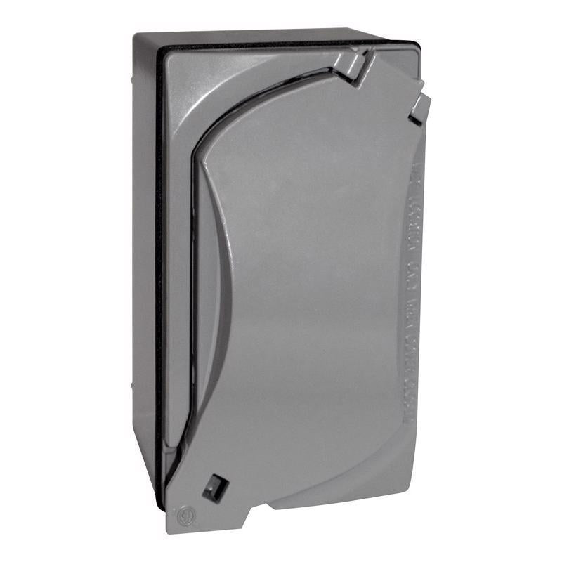 Sigma Electric Rectangle Die-Cast Metal 1 gang 4.58 in. H X 2.83 in. W Duplex Outlet Kit