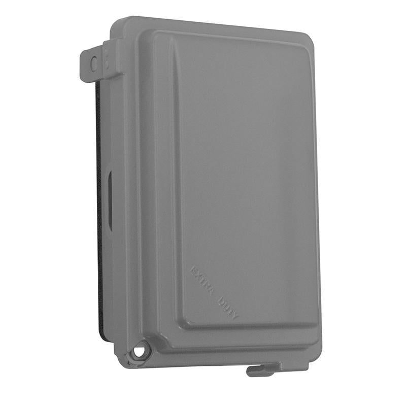 Sigma Electric Rectangle Die-Cast Metal 1 gang 5.98 in. H X 4.02 in. W Weatherproof Cover