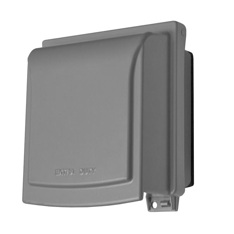 Sigma Electric Rectangle Die-Cast Metal 2 gang 6.02 in. H X 5.55 in. W Weatherproof Cover