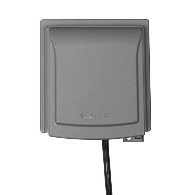 Sigma Electric Rectangle Die-Cast Metal 2 gang 6.02 in. H X 5.55 in. W Weatherproof Cover