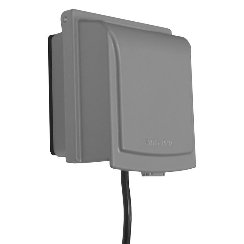 Sigma Electric Rectangle Die-Cast Metal 2 gang 6.02 in. H X 5.55 in. W Weatherproof Cover