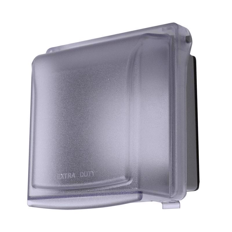 Sigma Electric Rectangle Plastic 2 gang 6.02 in. H X 5.53 in. W Weatherproof Cover