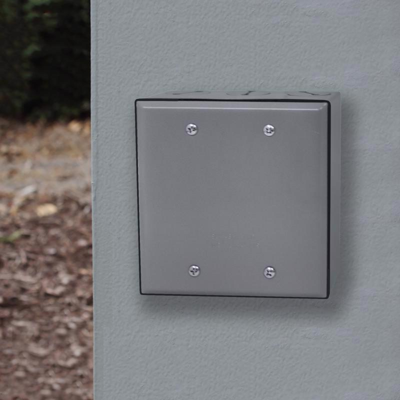 Sigma Electric Square Stamped Steel 2 gang 4.49 in. H X 4.49 in. W Flat Box Cover