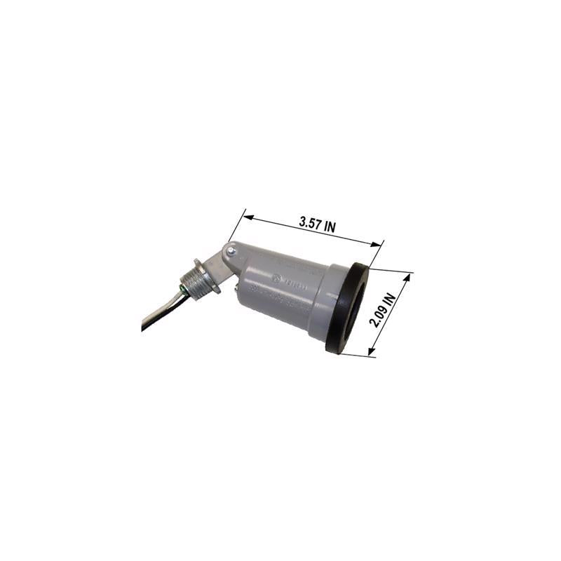 Sigma Electric Switch Controlled Gray Lamp Holder Hardwired