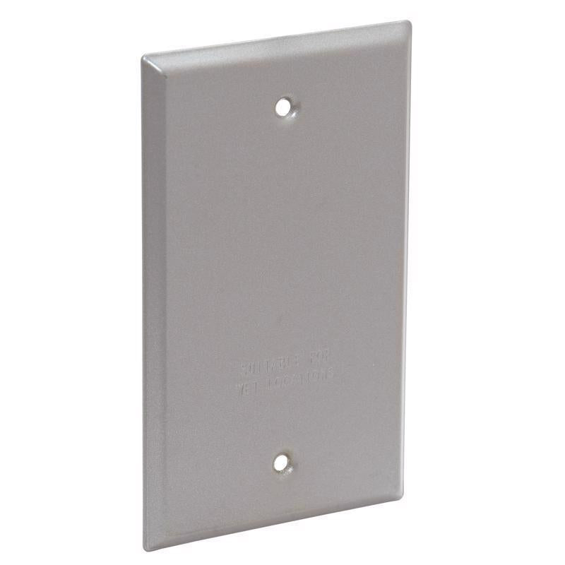 Sigma Electric Rectangle Stamped Steel 1 gang 4.52 in. H X 2.77 in. W Flat Box Cover
