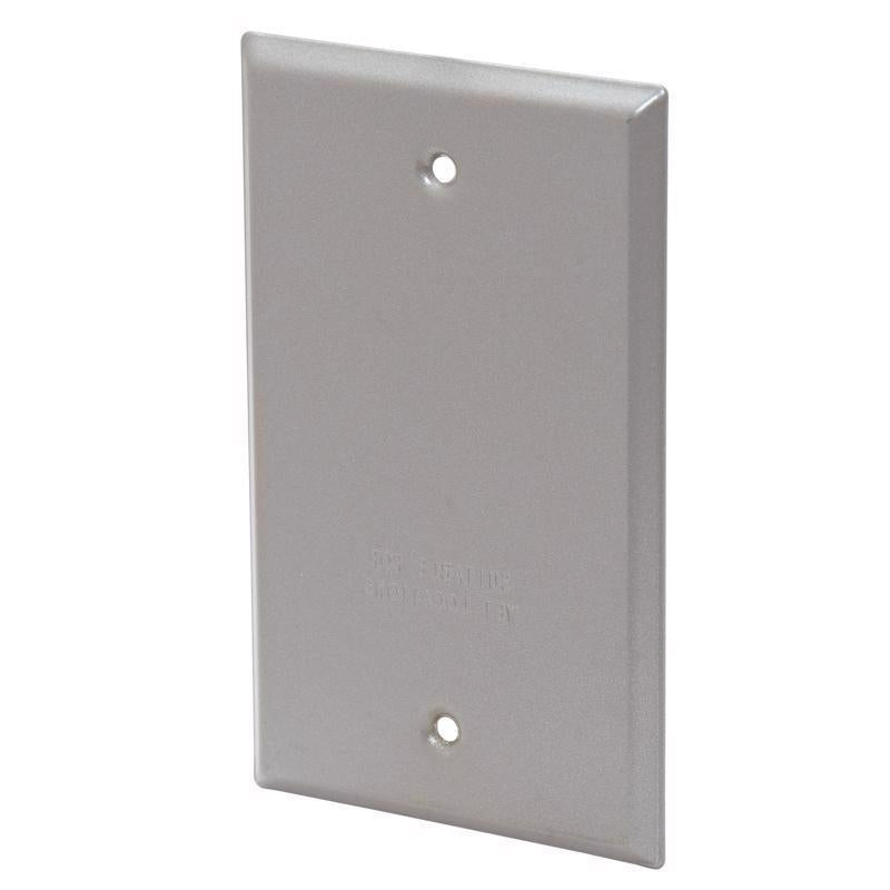 Sigma Electric Rectangle Stamped Steel 1 gang 4.52 in. H X 2.77 in. W Flat Box Cover