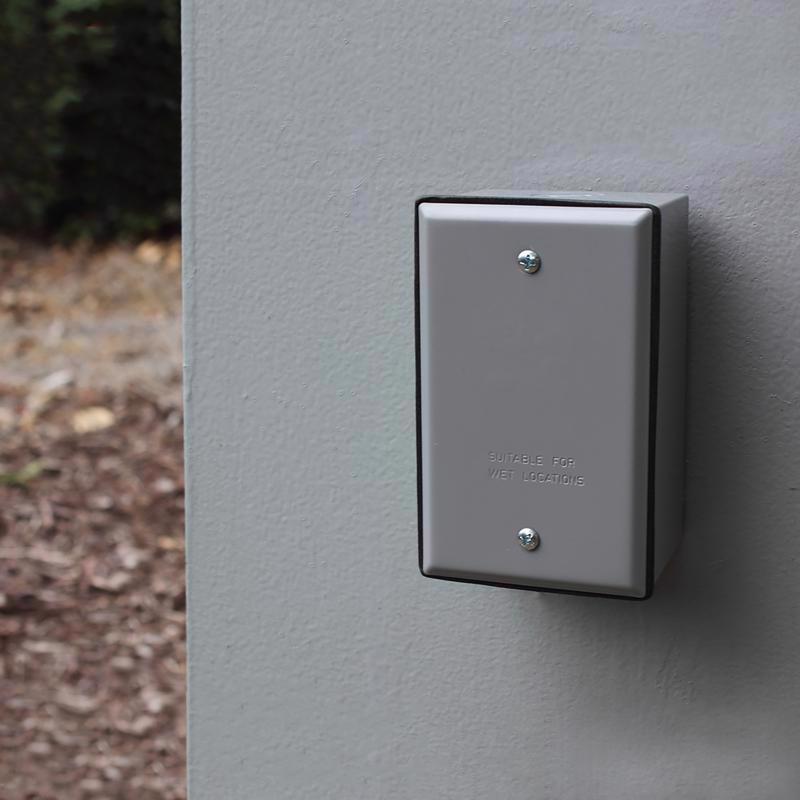 Sigma Electric Rectangle Stamped Steel 1 gang 4.52 in. H X 2.77 in. W Flat Box Cover