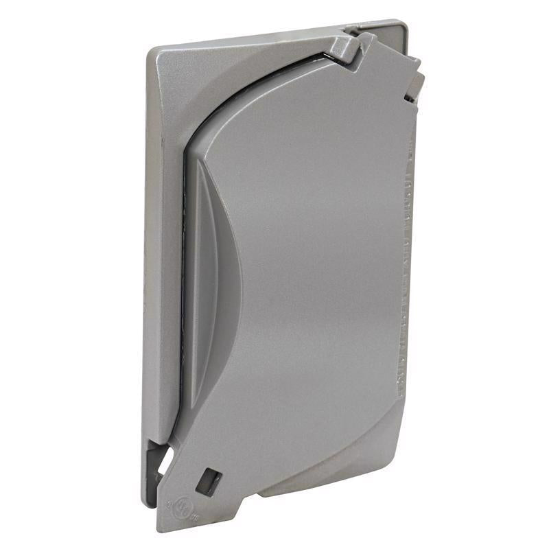 Sigma Electric Rectangle Die-Cast Metal 1 gang 4.57 in. H X 2.81 in. W Universal Cover