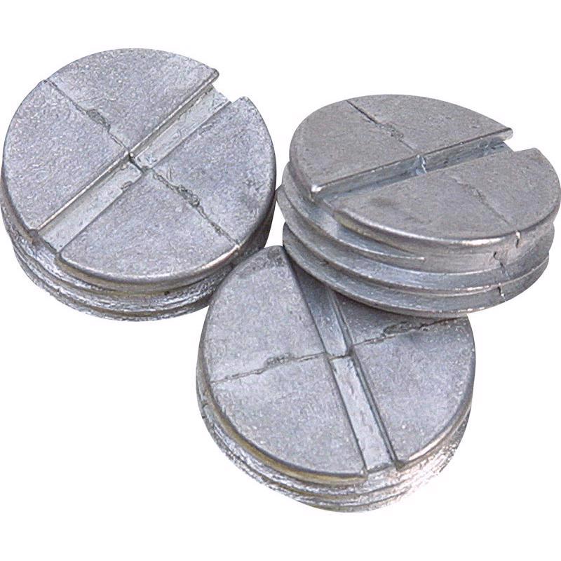Sigma Electric Round Die-Cast Zinc 3/4 in. W Closure Plug