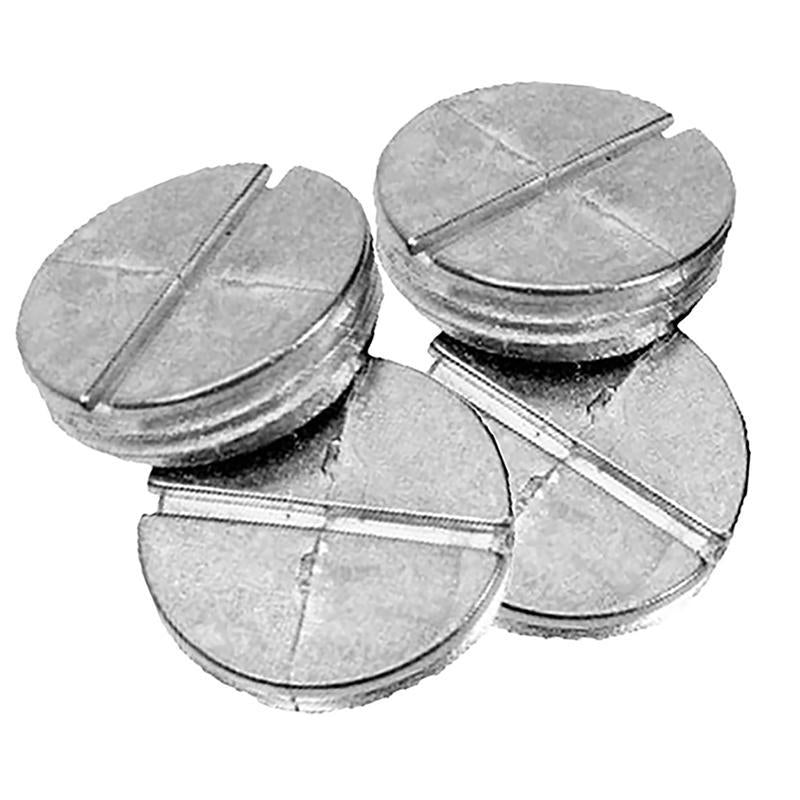 Sigma Electric Round Die-Cast Zinc 3/4 in. W Closure Plug