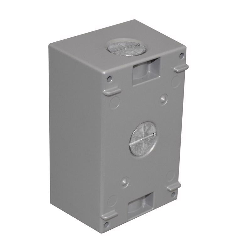 Sigma Electric Round Die-Cast Zinc 3/4 in. W Closure Plug