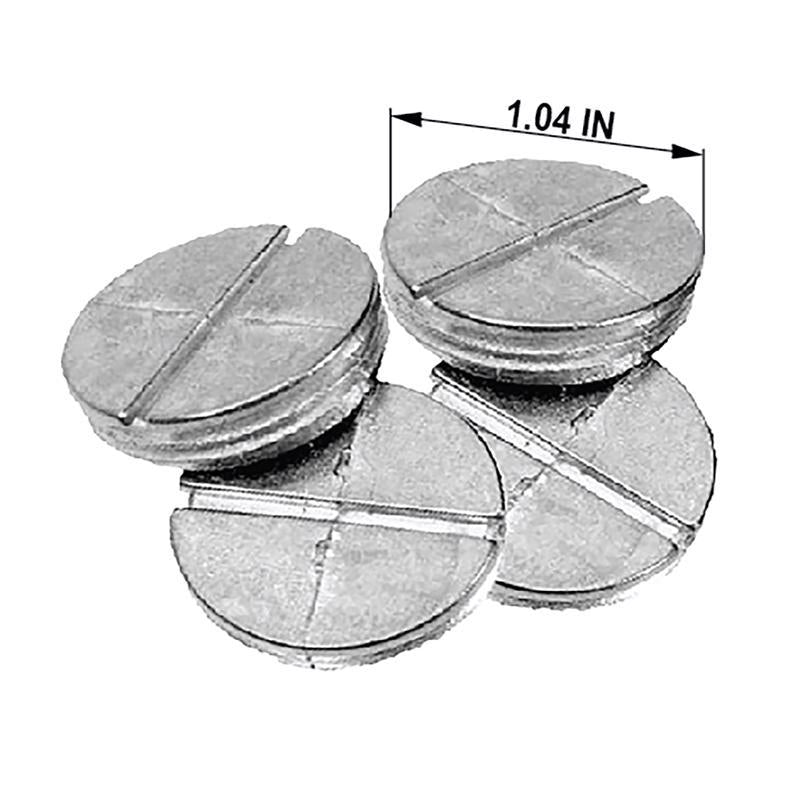 Sigma Electric Round Die-Cast Zinc 3/4 in. W Closure Plug