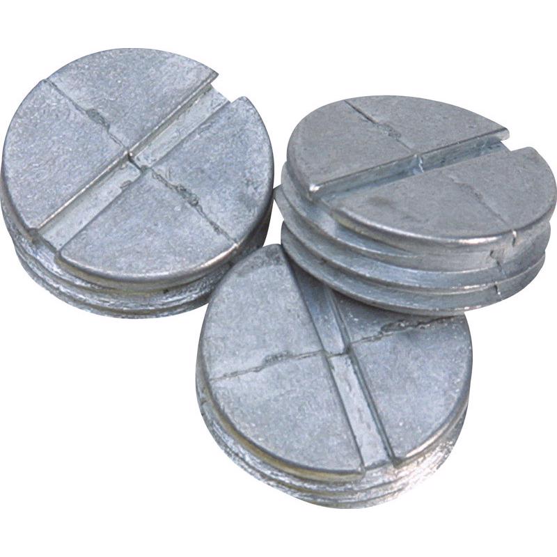 Sigma Electric Round Die-Cast Zinc 1/2 in. W Closure Plug