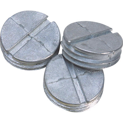 Sigma Electric Round Die-Cast Zinc 1/2 in. W Closure Plug