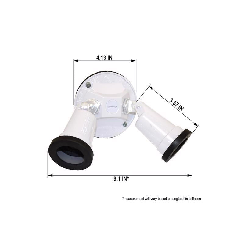 Sigma Electric Switch Controlled White Lamp Holder Kit Hardwired