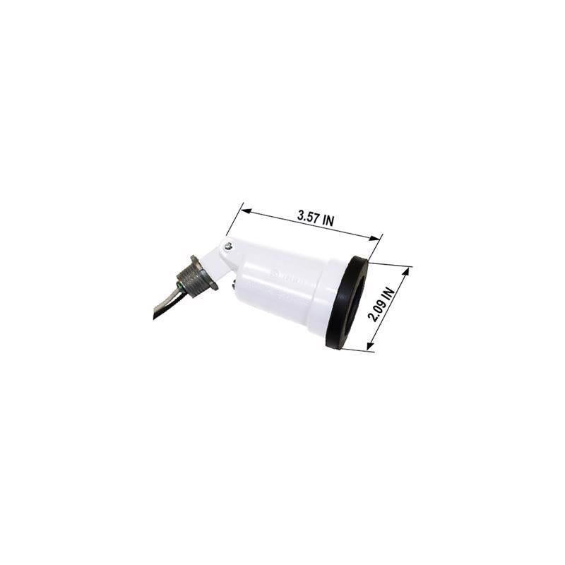 Sigma Electric Switch Controlled White Lamp Holder Kit Hardwired