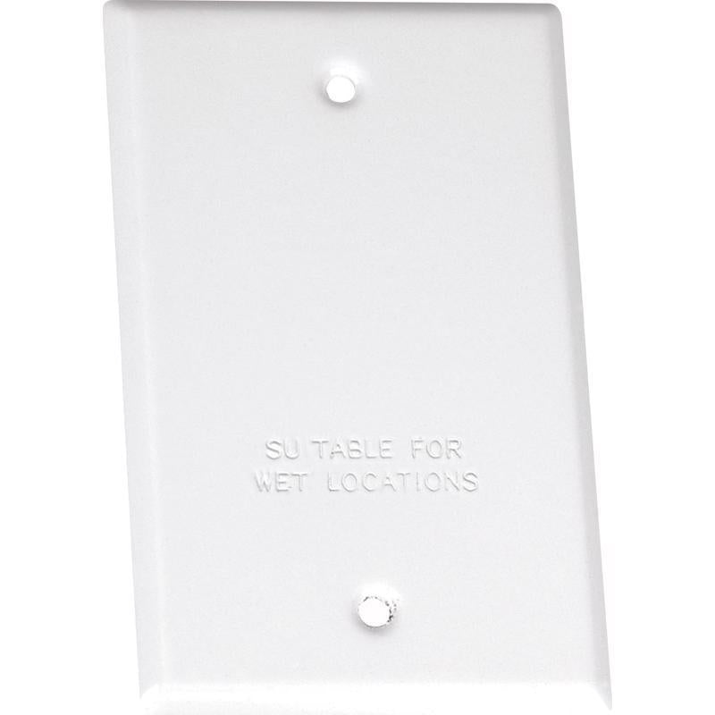 Sigma Electric Rectangle Stamped Steel 1 gang 4.52 in. H X 2.77 in. W Flat Box Cover