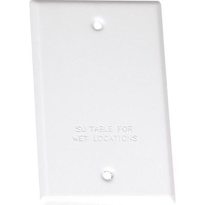 Sigma Electric Rectangle Stamped Steel 1 gang 4.52 in. H X 2.77 in. W Flat Box Cover