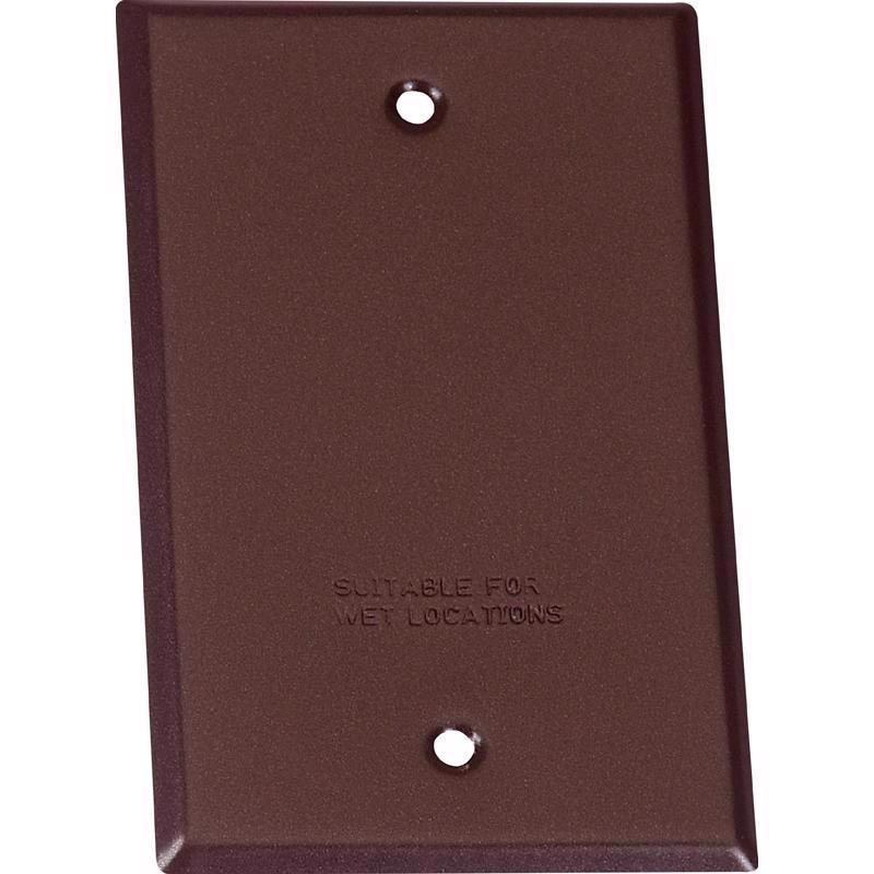 Sigma Electric Rectangle Stamped Steel 1 gang 4.52 in. H X 2.77 in. W Flat Box Cover