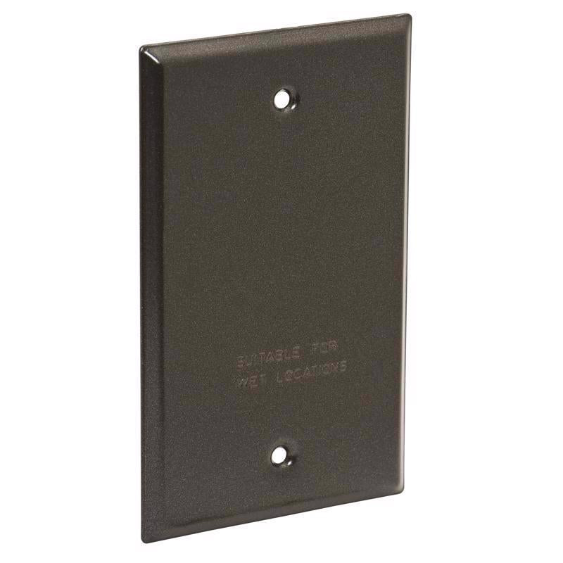 Sigma Electric Rectangle Stamped Steel 1 gang 4.52 in. H X 2.77 in. W Flat Box Cover