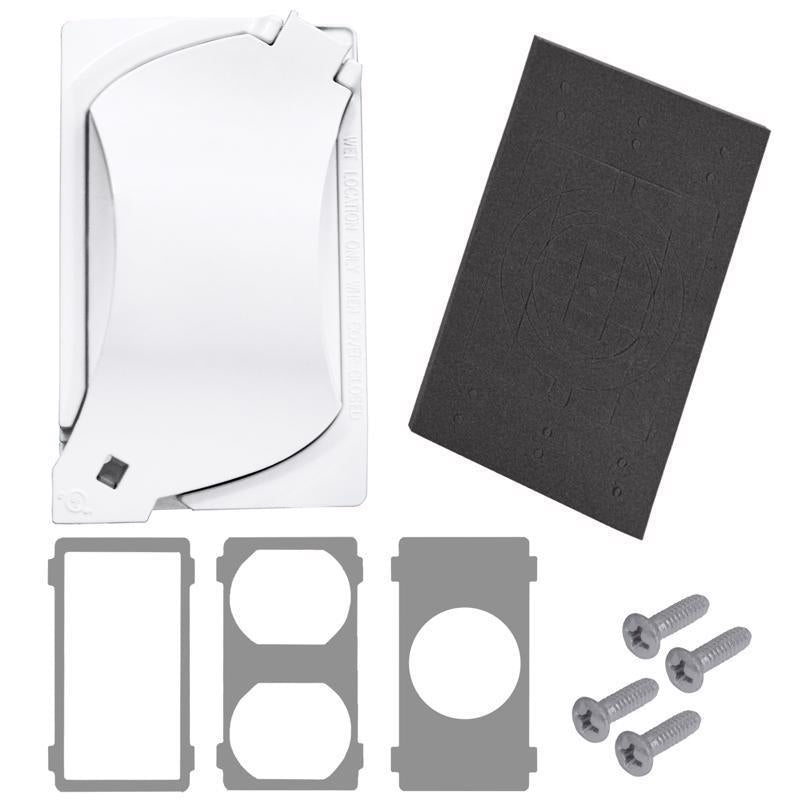 Sigma Electric Rectangle Die-Cast Metal 1 gang 4.57 in. H X 2.81 in. W Universal Cover
