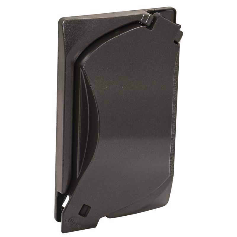 Sigma Electric Rectangle Die-Cast Metal 1 gang 4.57 in. H X 2.81 in. W Universal Cover