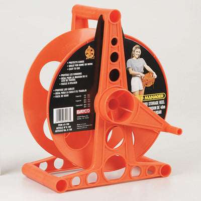 Bayco 150 ft. L Plastic Cord Reel