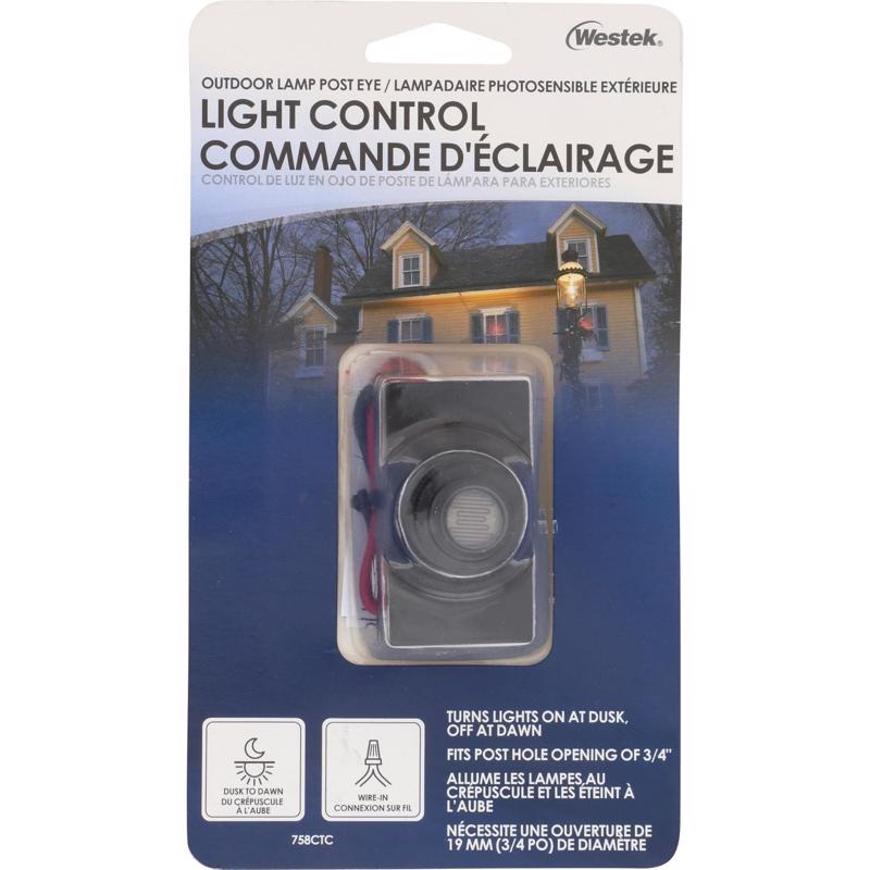 Westek Black Photoelectric Eye Light Control