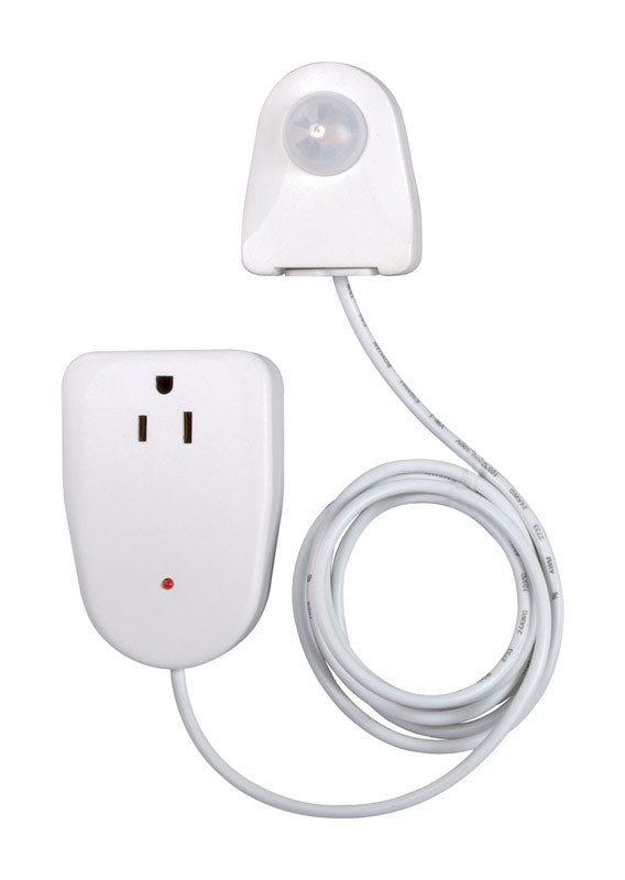 Amertac White Motion Activated Light Control