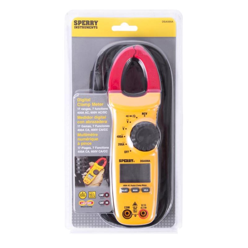 Sperry Snap-Around 300 - 600 V LCD AC Clamp Meter