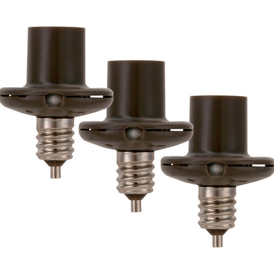 Westek Bronze Photoelectric Candelabra Light Control 3 pk