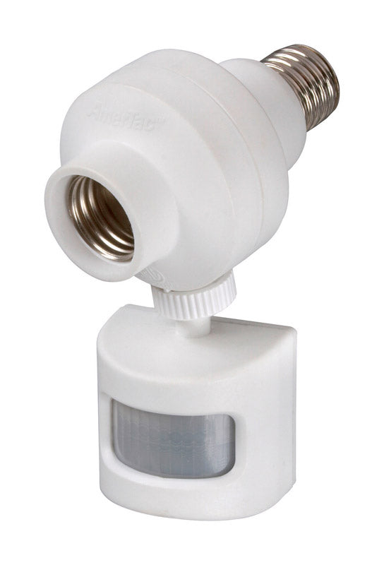 Amertac White Motion Activated Security Light Control