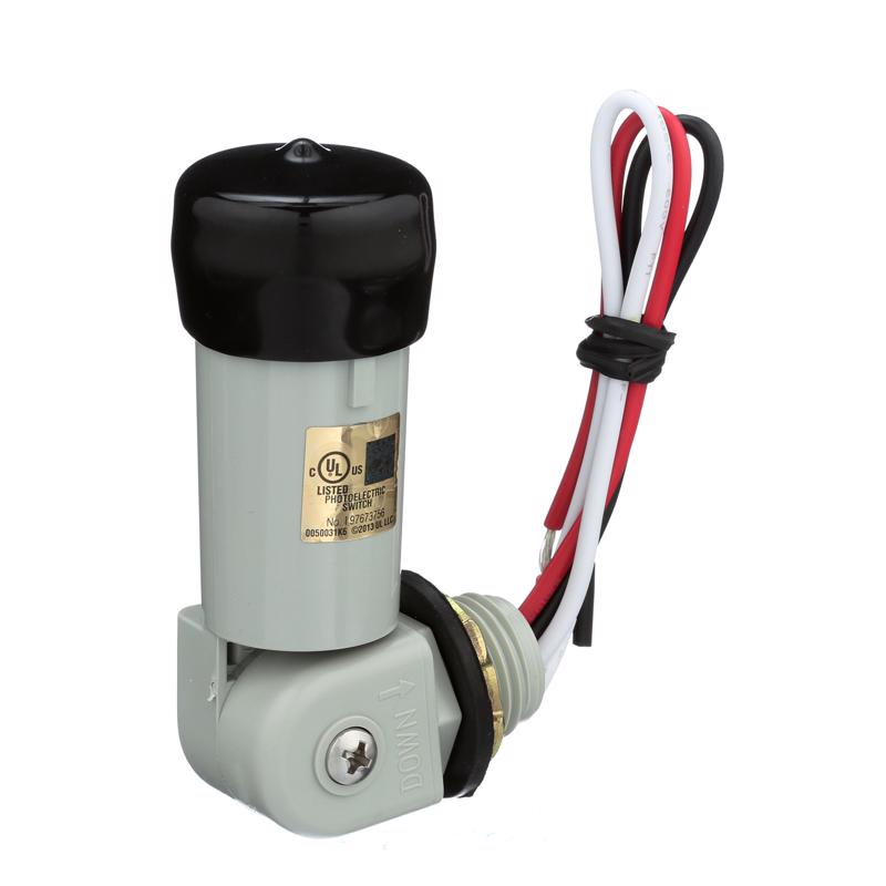 Westek Gray Photoelectric Swivel Eye Light Control