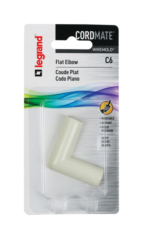 Legrand Cordmate 2 3/4 in. D Plastic Electrical Conduit Elbow For AC, MC and RWFMC Cable