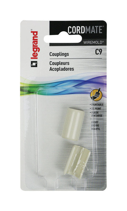 Legrand Cordmate 2 3/4 in. D Plastic Electrical Conduit Coupling For AC, MC and RWFMC Cable