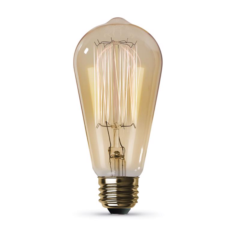 Feit The Original 40 W ST19 Vintage Incandescent Bulb E26 (Medium) Soft White