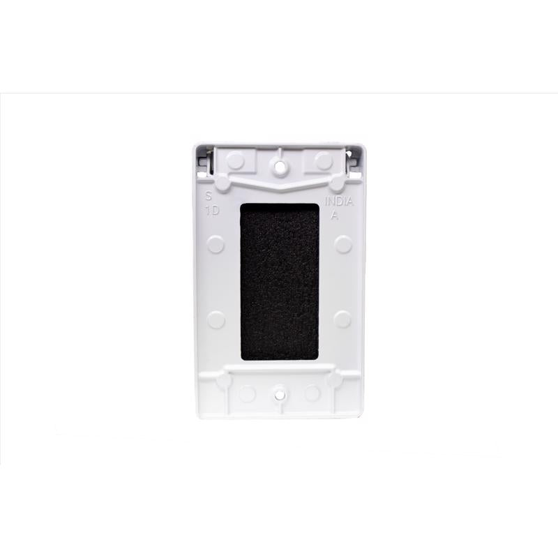 Sigma Electric Rectangle Die-Cast Metal 1 gang 4.57 in. H X 2.83 in. W Vertical GFCI Cover