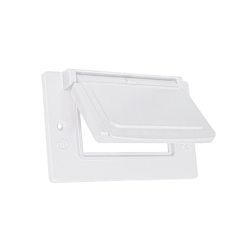 Sigma Electric Rectangle Die-Cast Metal 1 gang 2.83 in. H X 4.57 in. W Horizontal GFCI Cover
