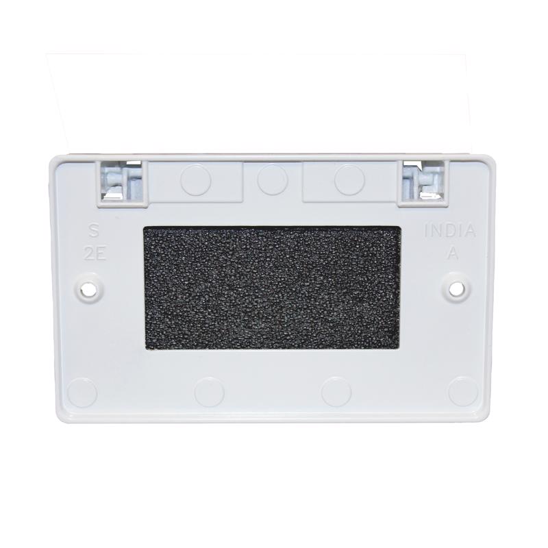 Sigma Electric Rectangle Die-Cast Metal 1 gang 2.83 in. H X 4.57 in. W Horizontal GFCI Cover