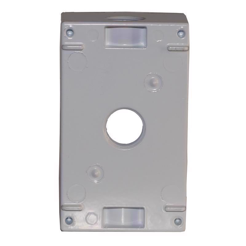 Sigma Electric New Work 18.3 cu in Rectangle Die-Cast Metal 1 gang Weatherproof Box Gray