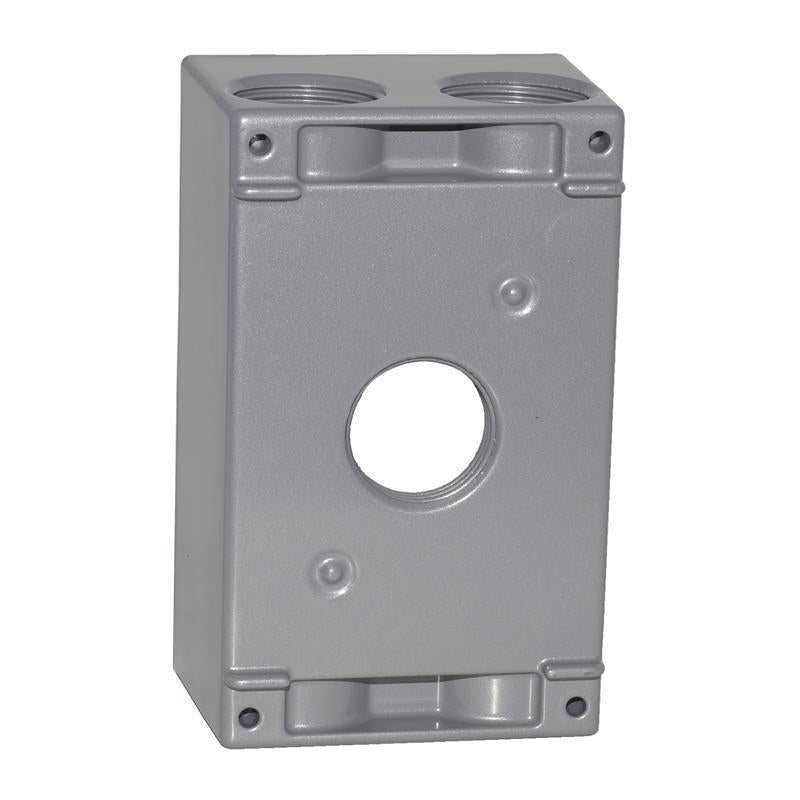 Sigma Electric New Work 18.3 cu in Rectangle Metallic 1 gang Weatherproof Box Gray