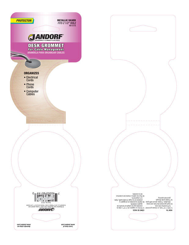 Jandorf 2-1/2 in. Computer Grommet