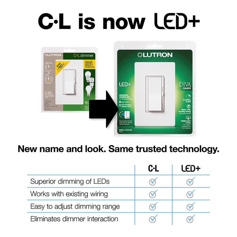 Lutron Diva Light Almond 150 W 3-Way Dimmer Switch