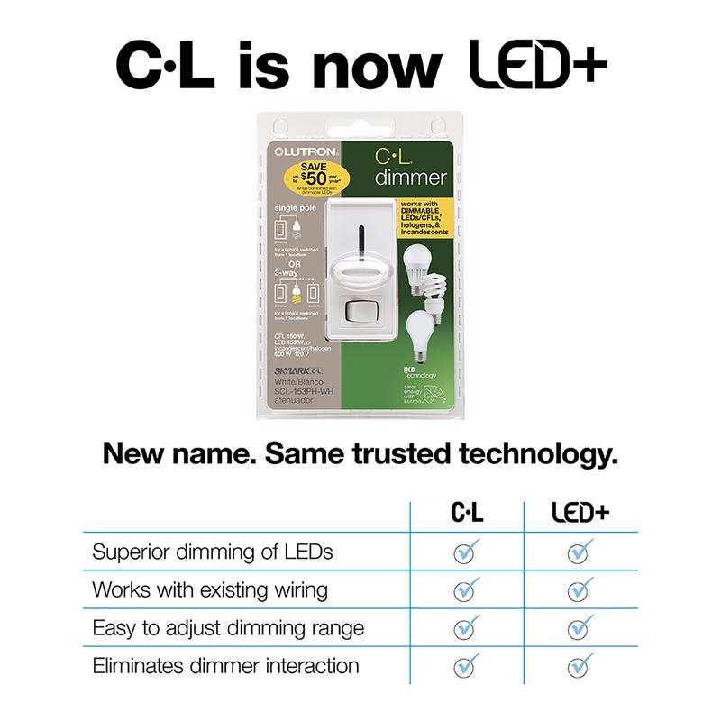 Lutron Skylark Light Almond 150 W 3-Way Dimmer Switch