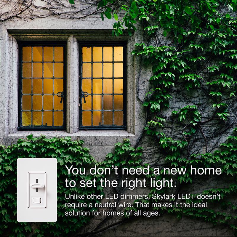 Lutron Skylark Light Almond 150 W 3-Way Dimmer Switch