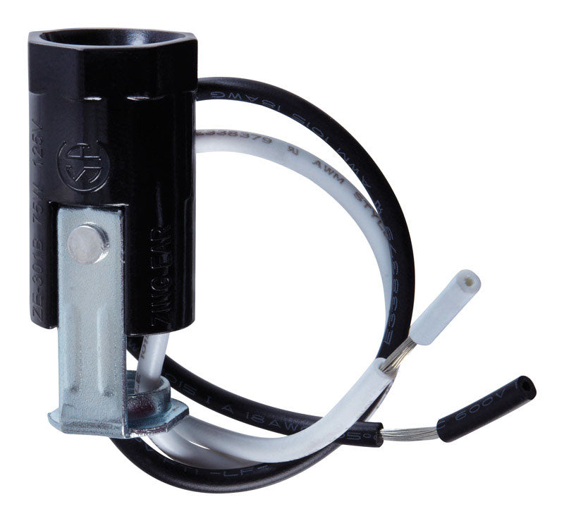 Jandorf Phenolic Candelabra Base Socket w/Single Leg Hickey