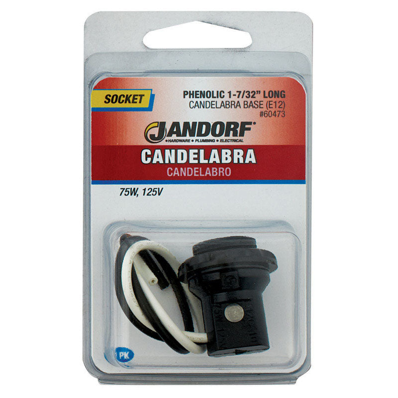Jandorf Phenolic Candelabra Base Socket