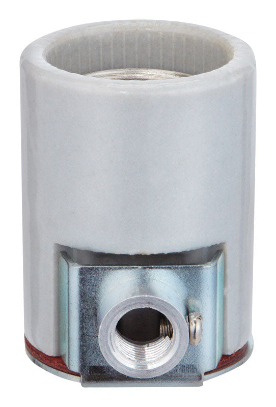 Jandorf Porcelain Medium Base Side Outlet & Bushing Socket