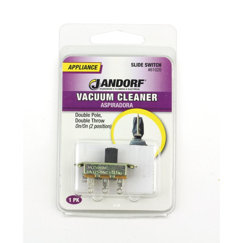 Jandorf 6 amps Double Pole Slide Appliance Switch Black/Silver